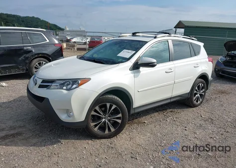 2015 Toyota Rav4 Limited z USA, uszkodzony, nr VIN 2T3DFREV6FW398036